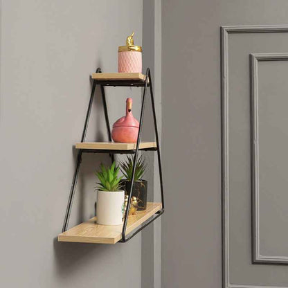 Chengxin Triangle Floating Wall Metal Organizer Shelf Decor - Special "Special Offer"