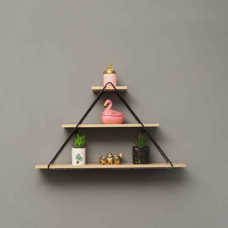 Chengxin Triangle Floating Wall Metal Organizer Shelf Decor - Special "Special Offer"