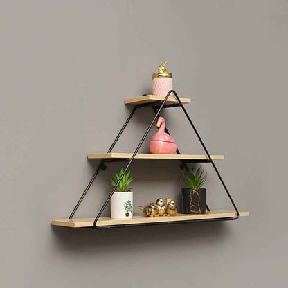 Chengxin Triangle Floating Wall Metal Organizer Shelf Decor - Special "Special Offer"