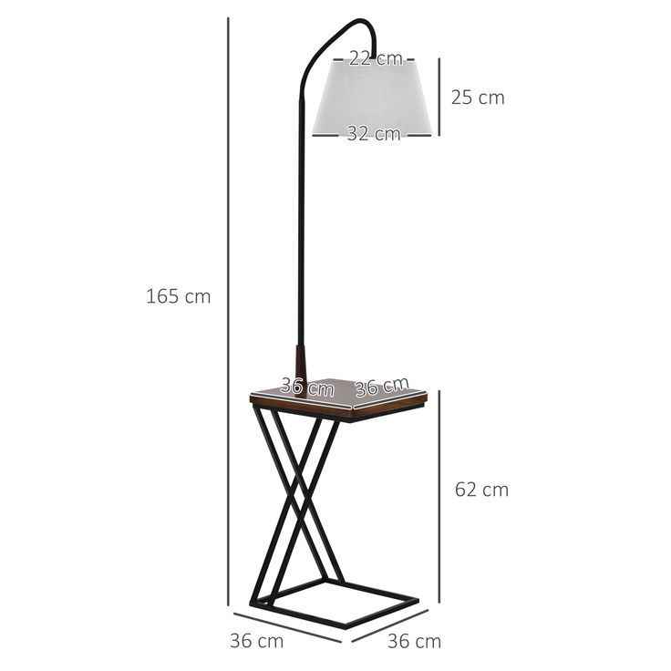 Classic Floor Lamp for Living Room Home Decoration Brown