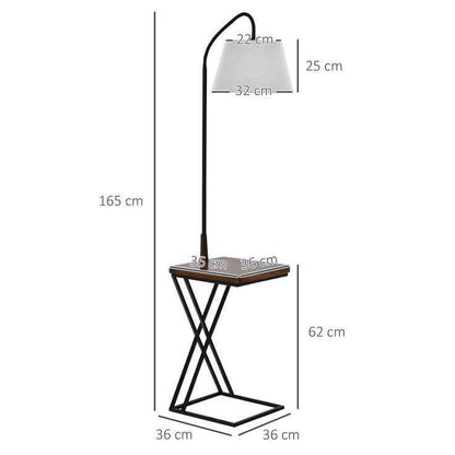 Classic Floor Lamp for Living Room Home Decoration Brown