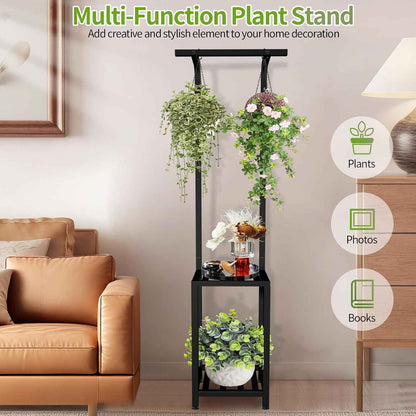 “FloraNest Multi-Function Plant Stand”