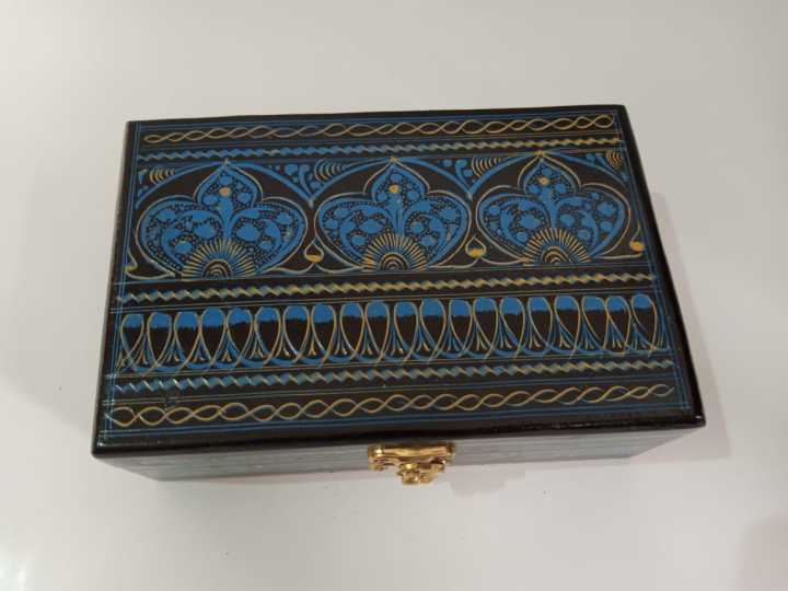 Lacquer Art Wooden Jewelry Box