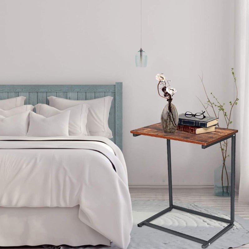 Straight Rectangle Coffee Office laptop Bedroom Side Table (MDF)