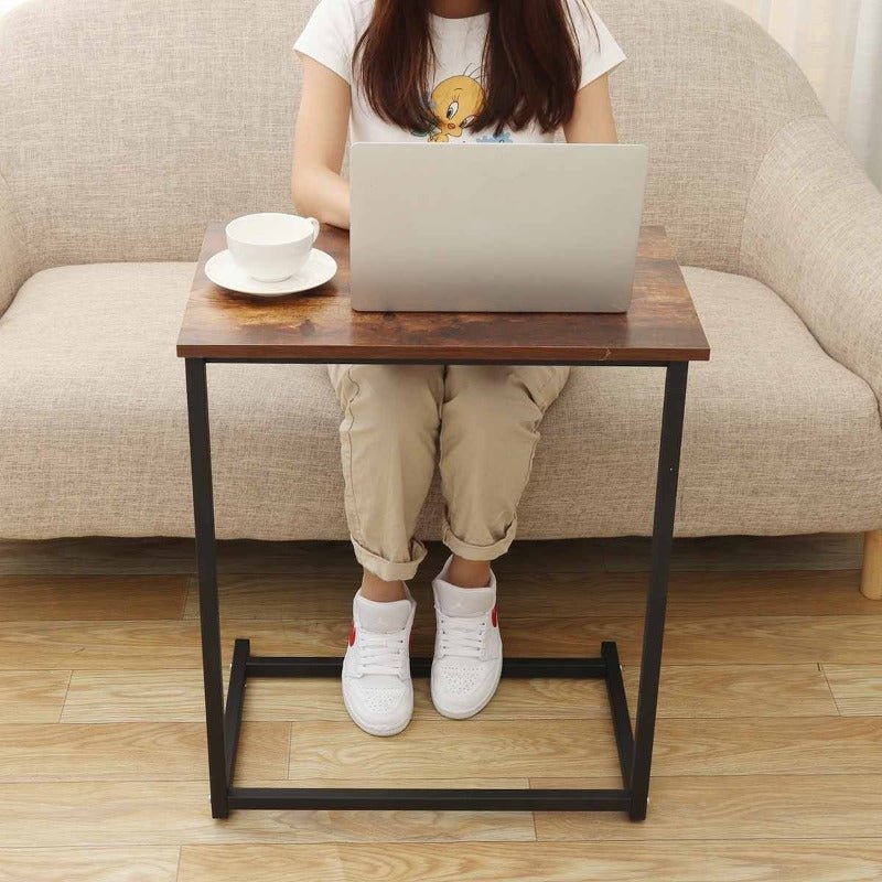 Straight Rectangle Coffee Office laptop Bedroom Side Table (MDF)