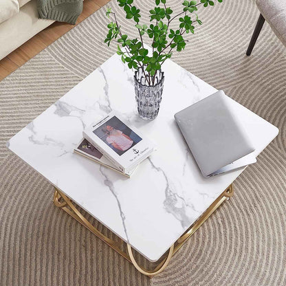 Andi Gold Metal Coffee Modern Living Lounge Center Table