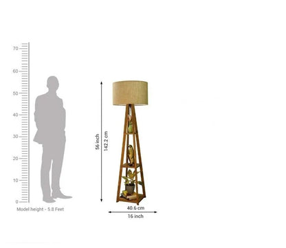 Wooden Classic Floor Lamp for Living Room Home Decoration