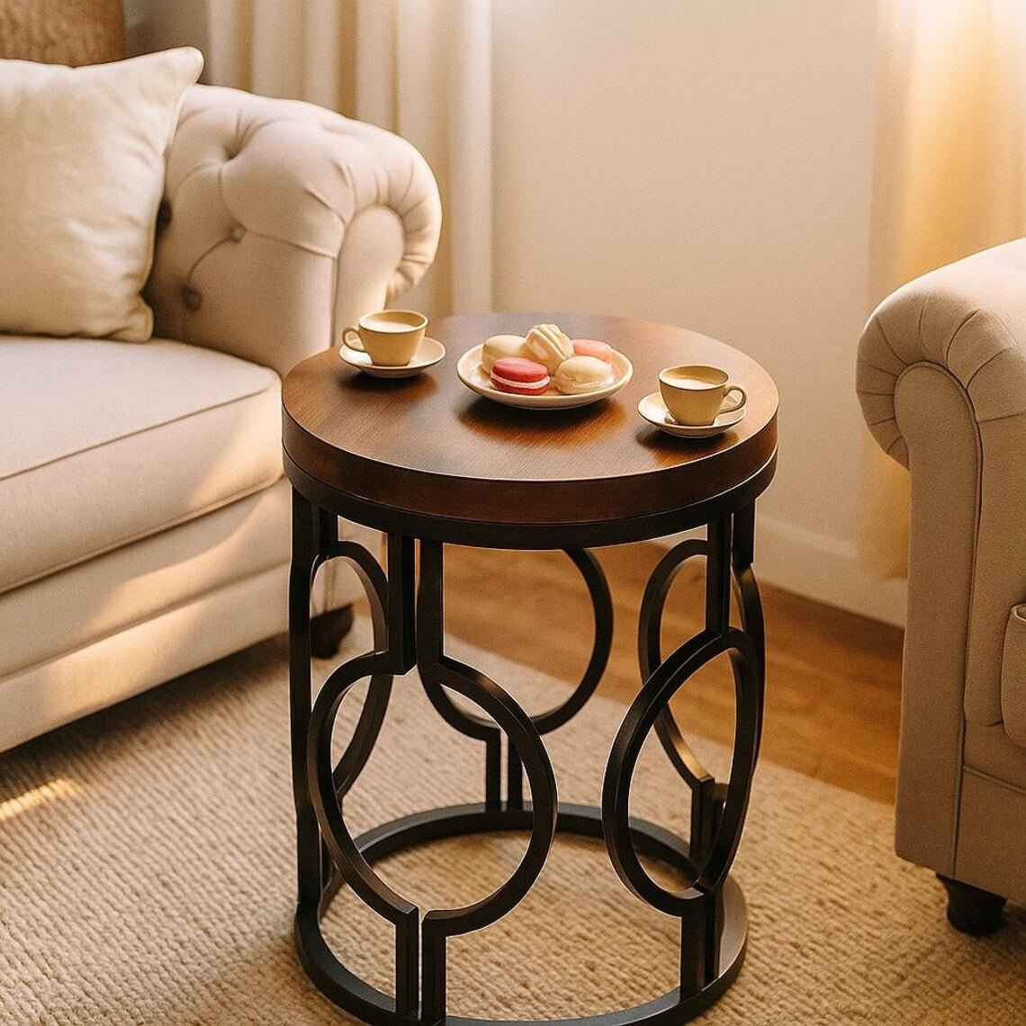 Avelric Living Lounge Bedside Sofa Side Table