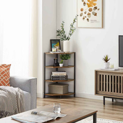 Banishe Corner Organizer Bookcase Storage Rack