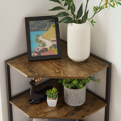Banishe Corner Organizer Bookcase Storage Rack