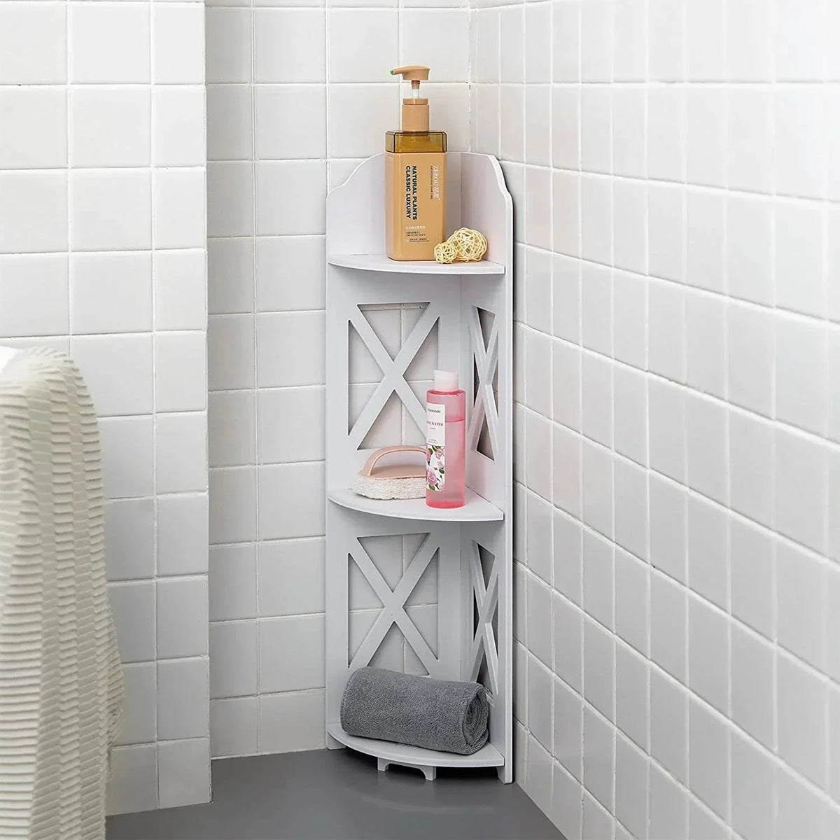 Bathroom Corner Rack