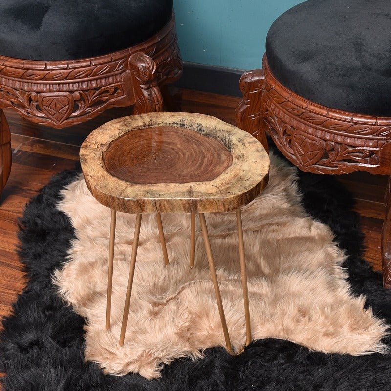 Billet Wooden Log Hairpin Table (Epoxy Build)