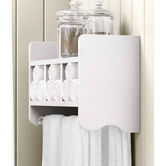Davida Bathroom Floating Organizer Towel Shelf