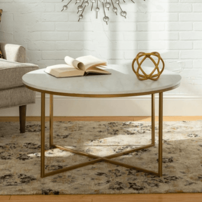 Brushed Lounge Living Drawing Room Center Coffe Table
