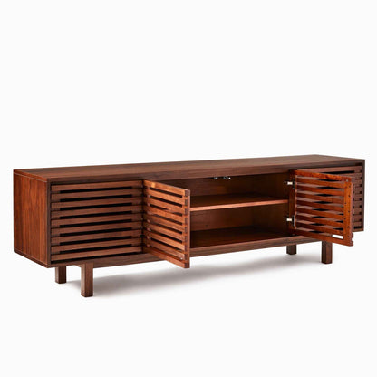Bryced Living Lounge LED Media Console Table