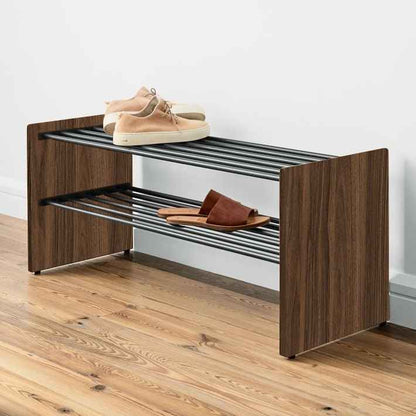 Burnt Anton Shoe Storage Organizer Rack
