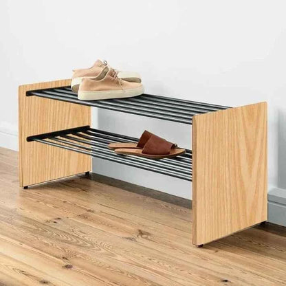 Burnt Anton Shoe Storage Organizer Rack