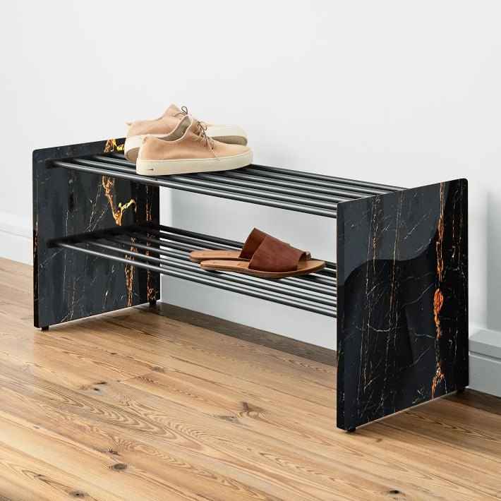 Burnt Anton Shoe Storage Organizer Rack