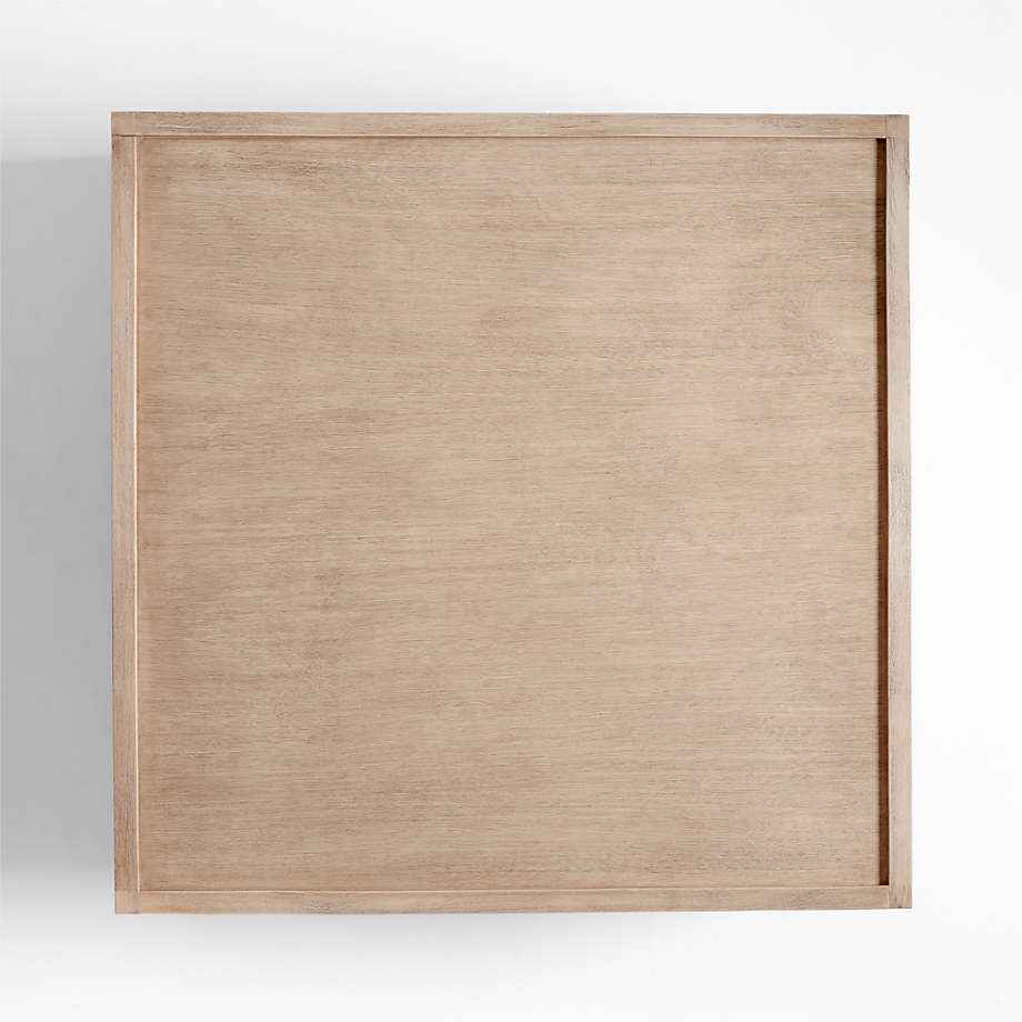 Caen Living Lounge Square Storage Coffee Table (Solid Wood)