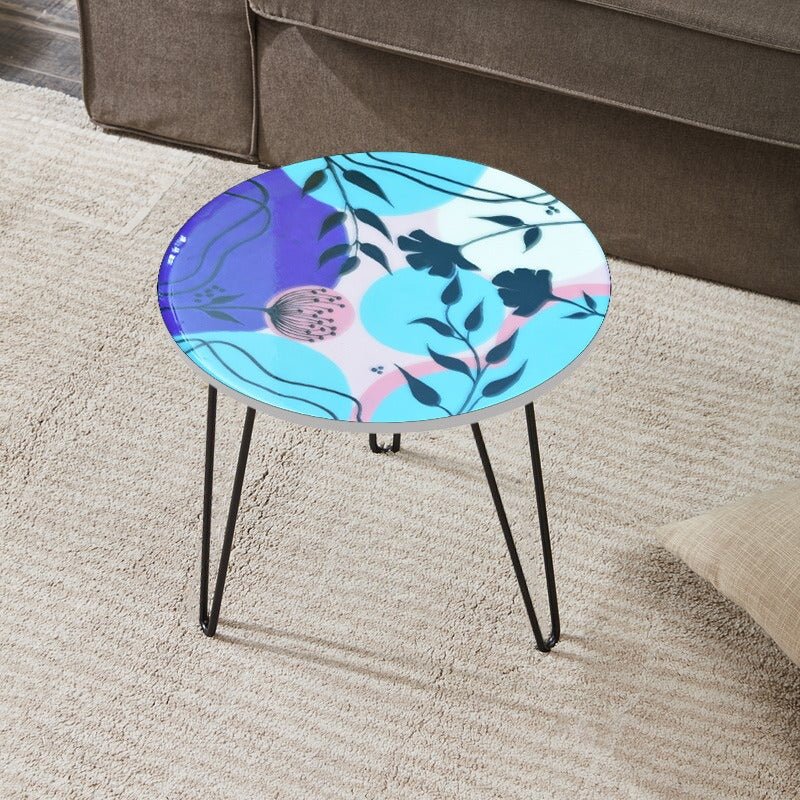 Chevy Flowers Living Lounge Center Side Hairpin Table