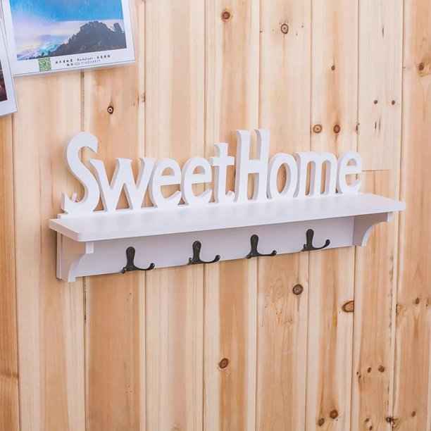 Sweet Home Living Room Floating Organizer Shelf Decor