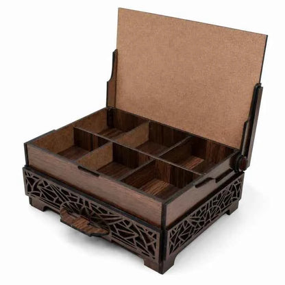 Premium Wooden Jewelry Box with Drawer