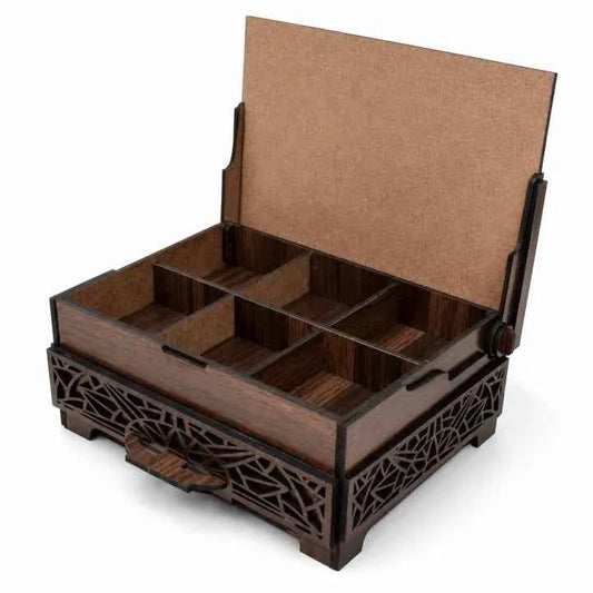 Premium Wooden Jewelry Box with Drawer