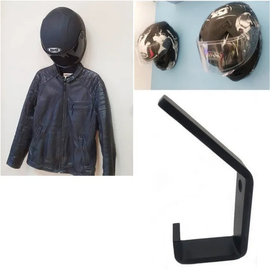 Heavy Duty Wall Mount Helmet & Jacket Holder Hook