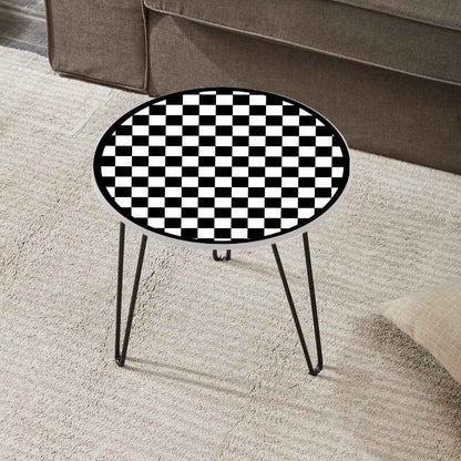 Damru Mist Living Coffee Lounge Center Side Hairpin Table