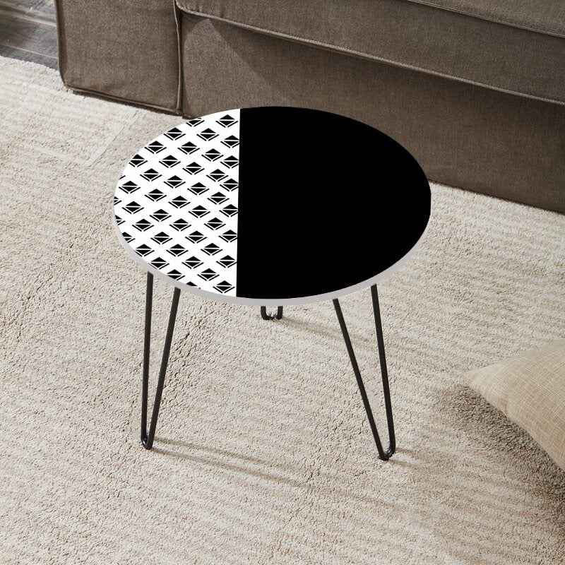 Damru Mist Living Coffee Lounge Center Side Hairpin Table