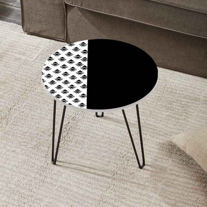 Damru Mist Living Coffee Lounge Center Side Hairpin Table