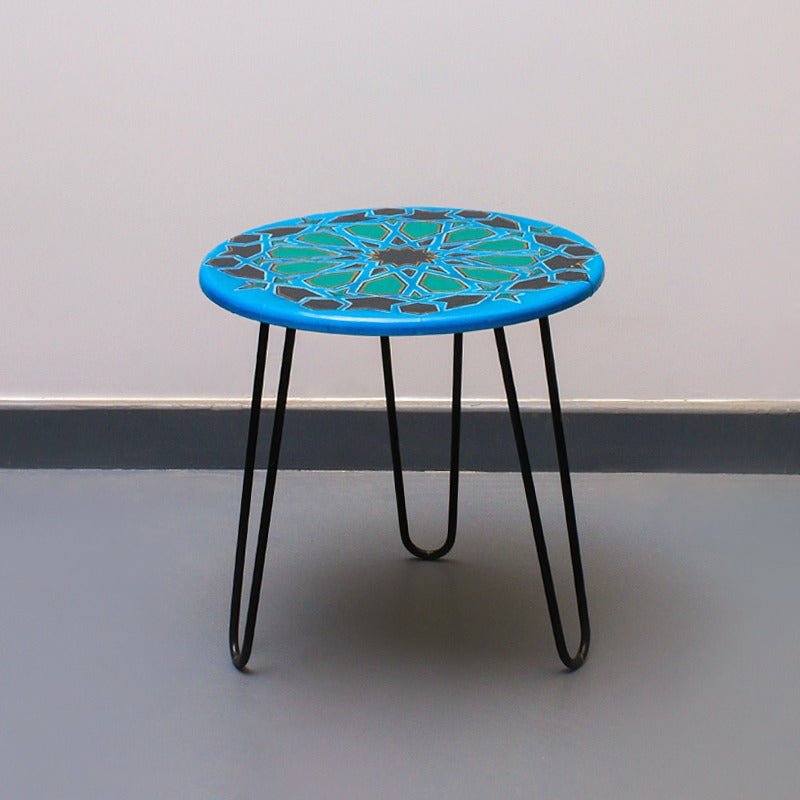 Devil Dools Sofa Living Lounge Center Side Hairpin Table