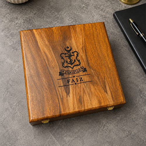 Customized Name or Logo Wooden Watch box - Elegance Antique Store