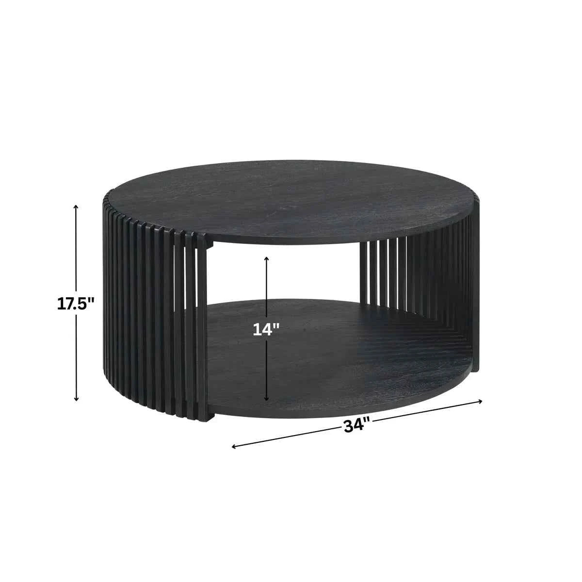 Estie Round Living Lounge Center Coffee Table