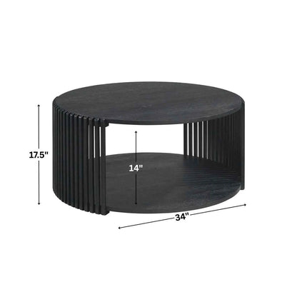 Estie Round Living Lounge Center Coffee Table