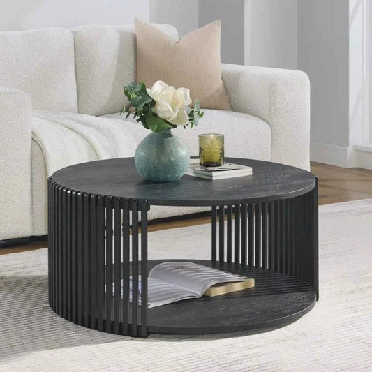 Estie Round Living Lounge Center Coffee Table