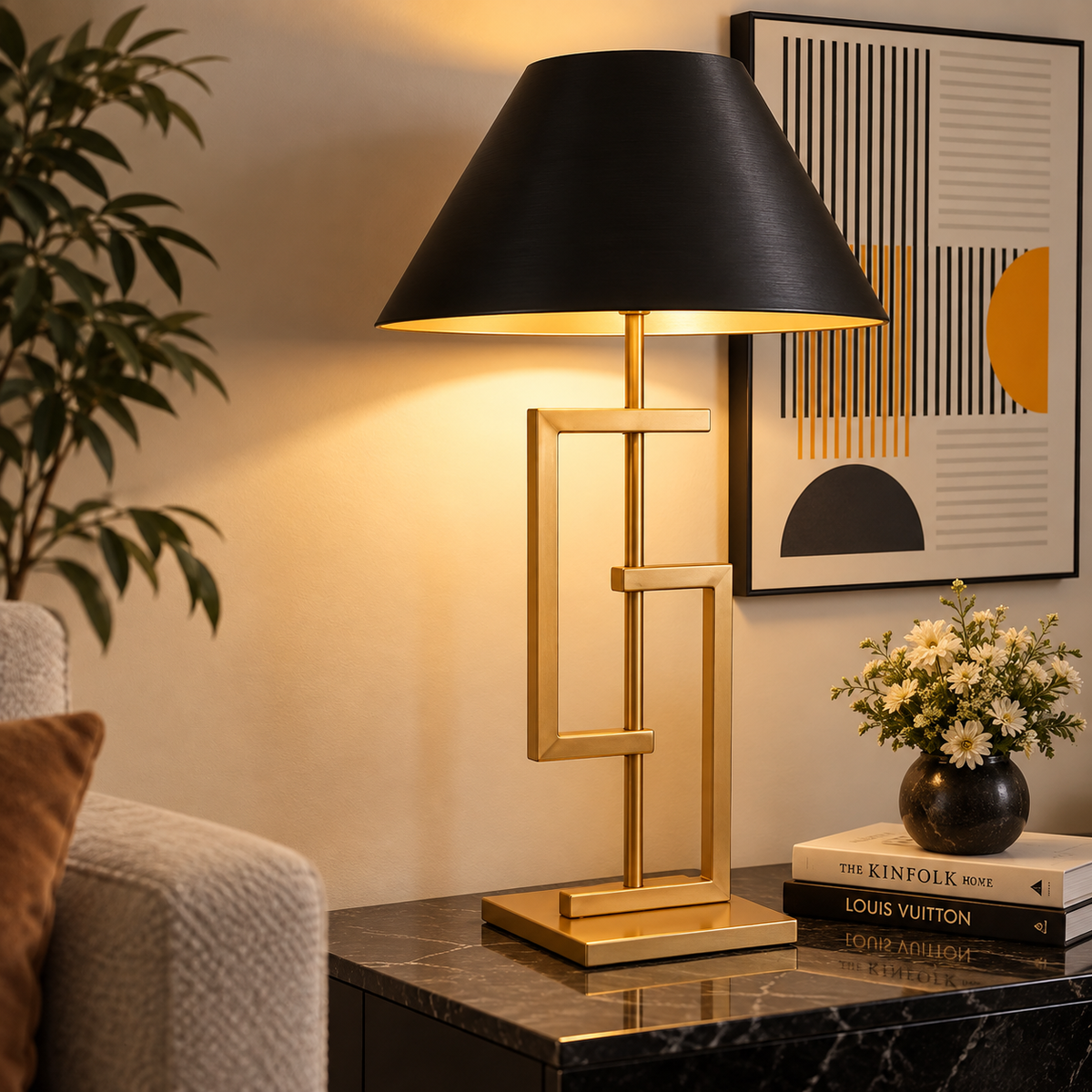 Golden Crafted Modern Table Lamp