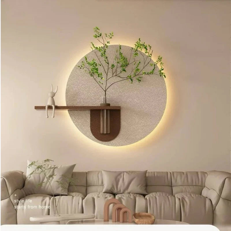 Grace Circular Glow LED Light Wall