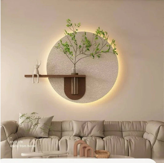 Grace Circular Glow LED Light Wall
