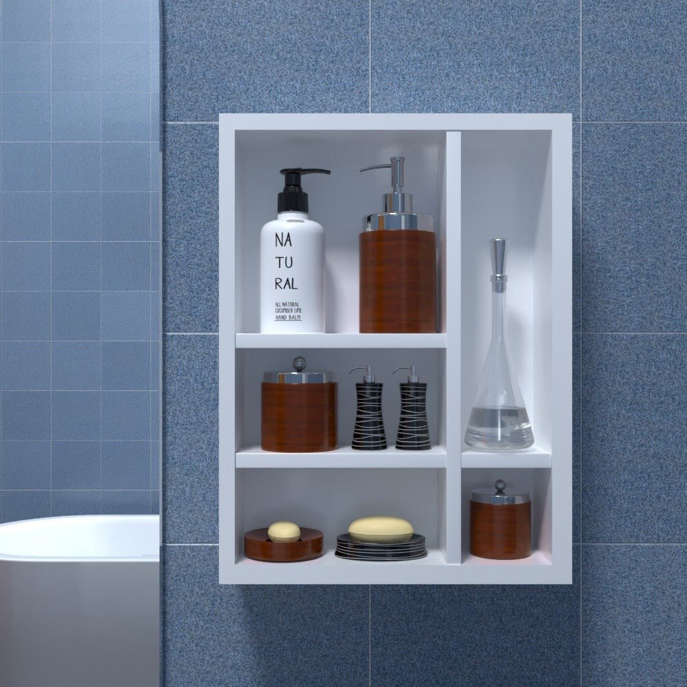 Fresca Bathroom Storage Organizer Floating Shelf