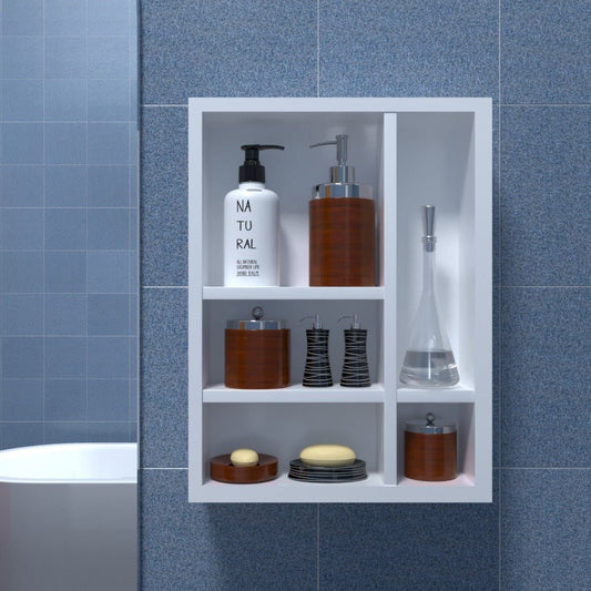 Fresca Bathroom Storage Organizer Floating Shelf