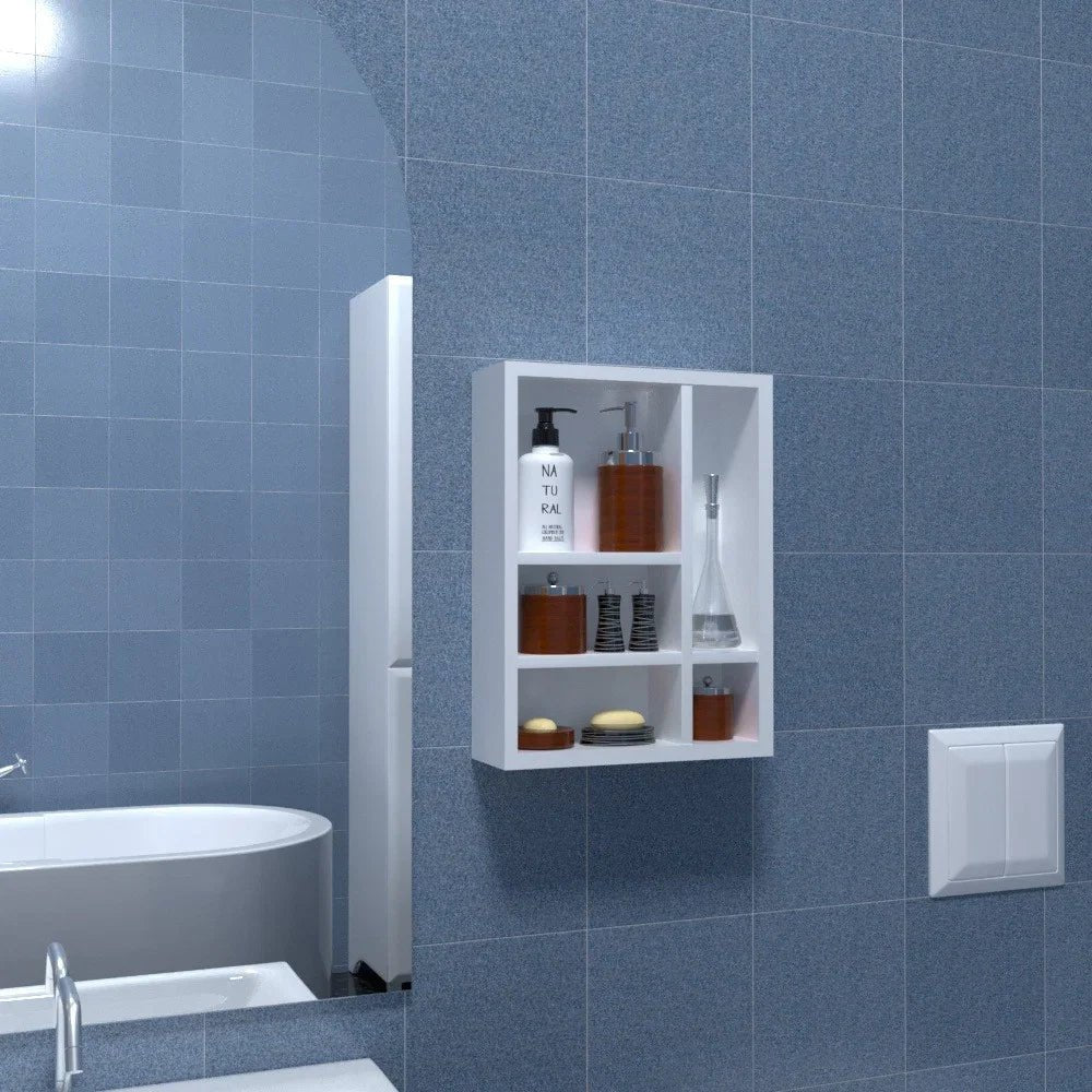 Fresca Bathroom Storage Organizer Floating Shelf
