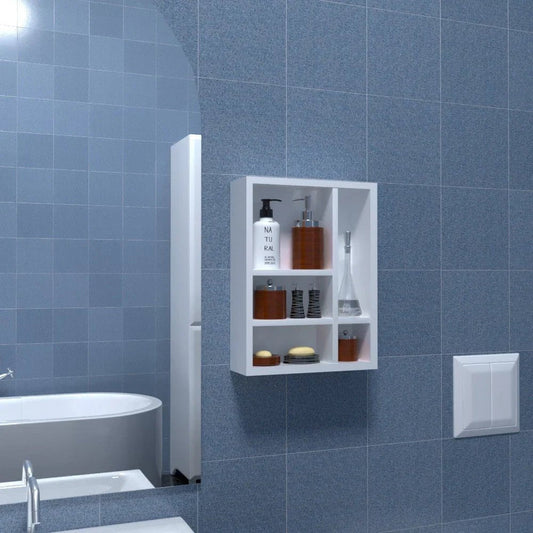 Fresca Bathroom Storage Organizer Floating Shelf
