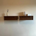 Genzula Nightstand Floating Bedside Bedroom Side Table