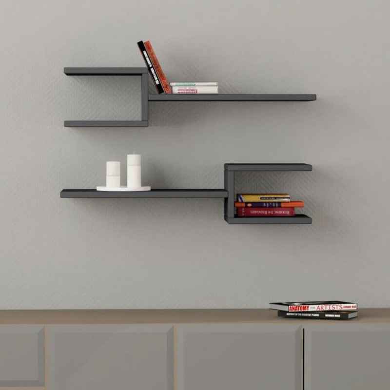 Hype Catcher Lounge Living Room Floating Organizer Shelf (Set of 2)