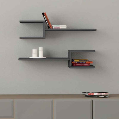 Hype Catcher Lounge Living Room Floating Organizer Shelf (Set of 2)