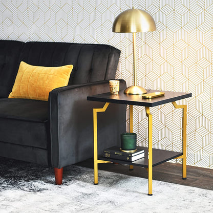 Hickory Crown Modern Sofa Living Lounge Bed Side Table