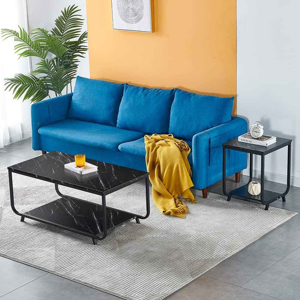 Homes Ailing 2-Tier Modern Coffee Table Center Table