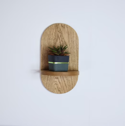 Arched Living Lounge Drawing Room Floating Shelf