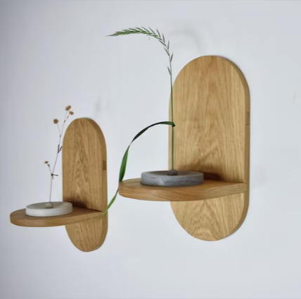 Arched Living Lounge Drawing Room Floating Shelf